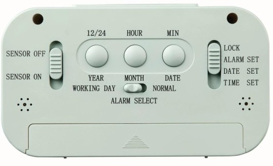 reloj despertador hama rc 660 digital menta