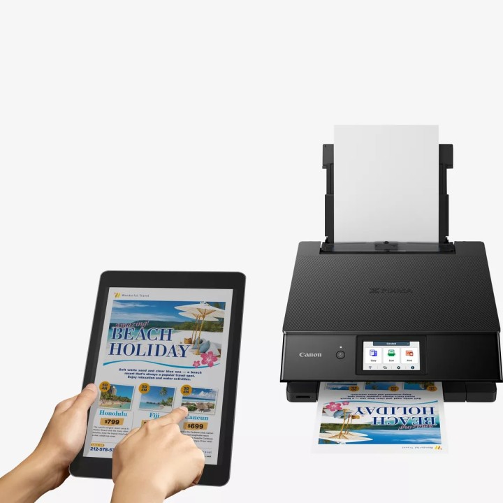 impresora canon multifuncion pixma ts8750 black 4800x1200 wifi