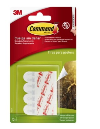 3m command blister tiras adhesivas para posters command 17024 3m 7100123226
