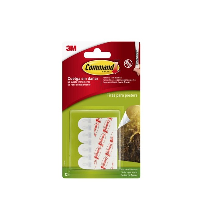 3m command blister tiras adhesivas para posters command 17024 3m 7100123226
