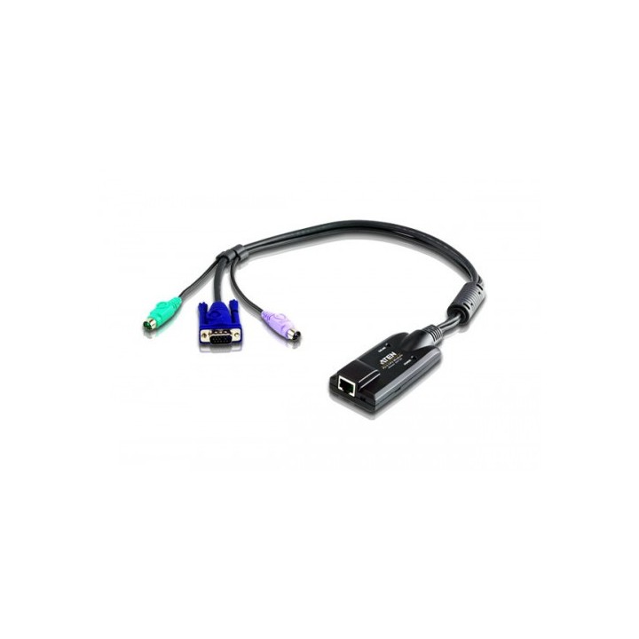 aten aten adaptador kvm vga ps/2 con compatibilidad de video compuesto