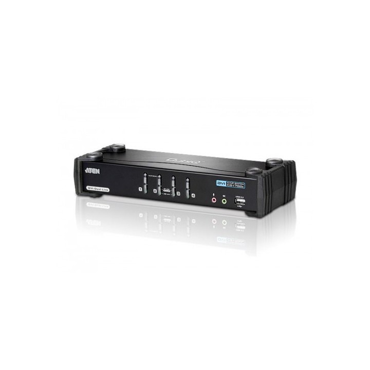 aten aten cs1784a interruptor kvm negro