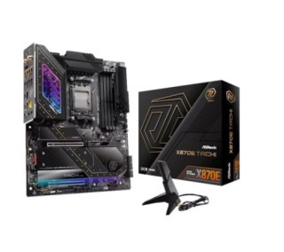 asrock placa asrock x870e tachi,amd,am5,x870e,4ddr5,256gb,2usb4 type c+hdmi,6sata3,4m.2,2usb4,7usb3.