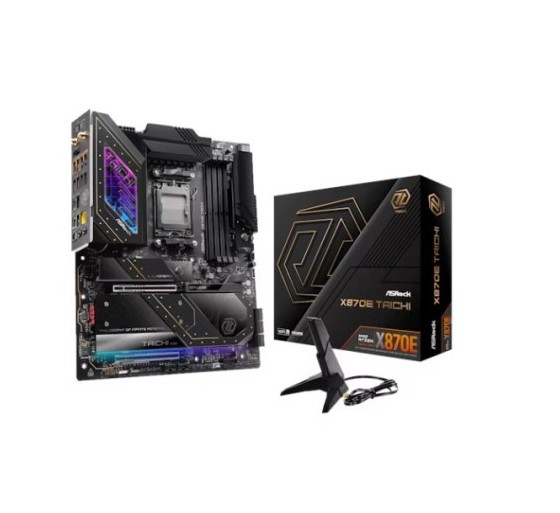 asrock placa asrock x870e tachi,amd,am5,x870e,4ddr5,256gb,2usb4 type c+hdmi,6sata3,4m.2,2usb4,7usb3.