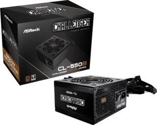 asrock fuente alimentacion asrock cl 550b,psu,550w,80 plus bronze,120mm,active pfc,pci e  6+2 pin x4