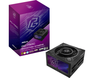 asrock fuente alimentacion asrock pg 750g,psu,750w,80 plus gold/a,135mm,modular,pci e 5.1  12+4pin x