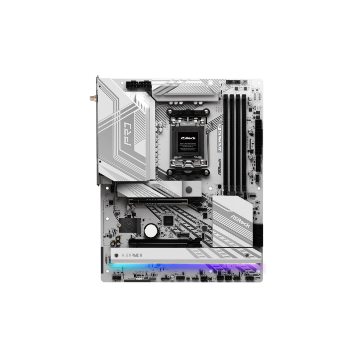 asrock asrock x870 pro rs wifi amd x870 zocalo am5 atx