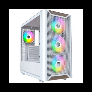 torre atx montech xr wood white vent 4x120mm cpu max175mm gpu max 420mm