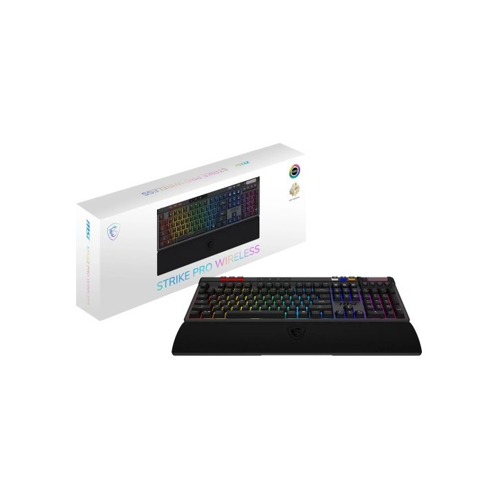 msi teclado msi strike pro wireless silent es