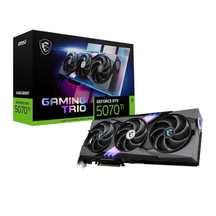 msi vga nvidia rtx 5070 ti 16g gaming trio oc