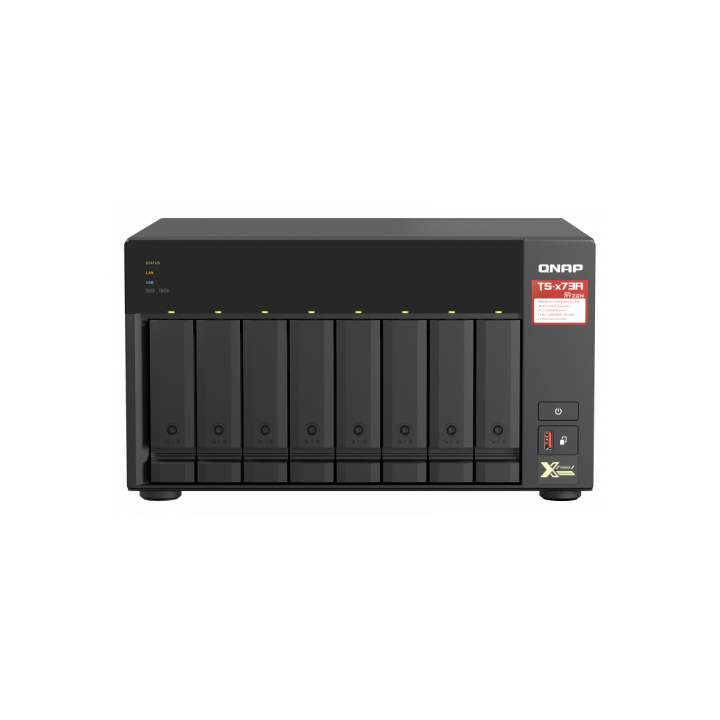 qnap qnap ts 873a 8g servidor de almacenamiento nas torre ethernet negro v1500b