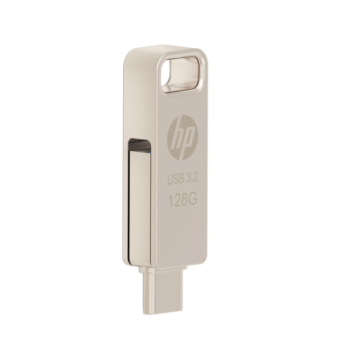 usb 3.2 hp 128gb x206c otg type c metal