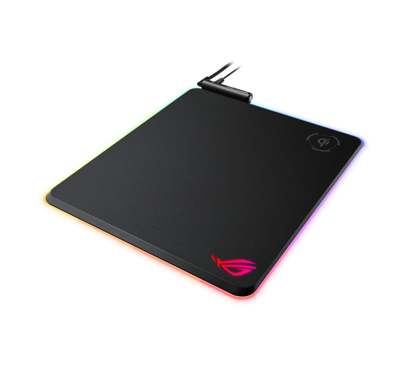 asus asus rog balteus negro alfombrilla de raton para juegos