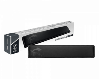 msi msi vigor wr01 descansa munecas espuma de memoria, caucho negro