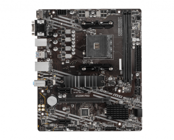 placa base msi a520m pro am4 matx 2xddr4