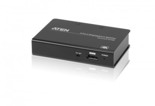aten aten vs192 divisor de video displayport 2x displayport