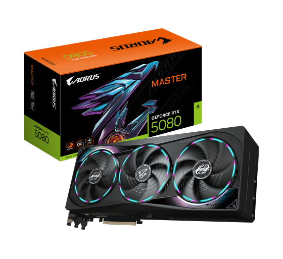 gigabyte gigabyte geforce rtx 5080 gaming oc 16g tarjeta grafica   16gb gddr7, 256 bits, pci e 5.0,