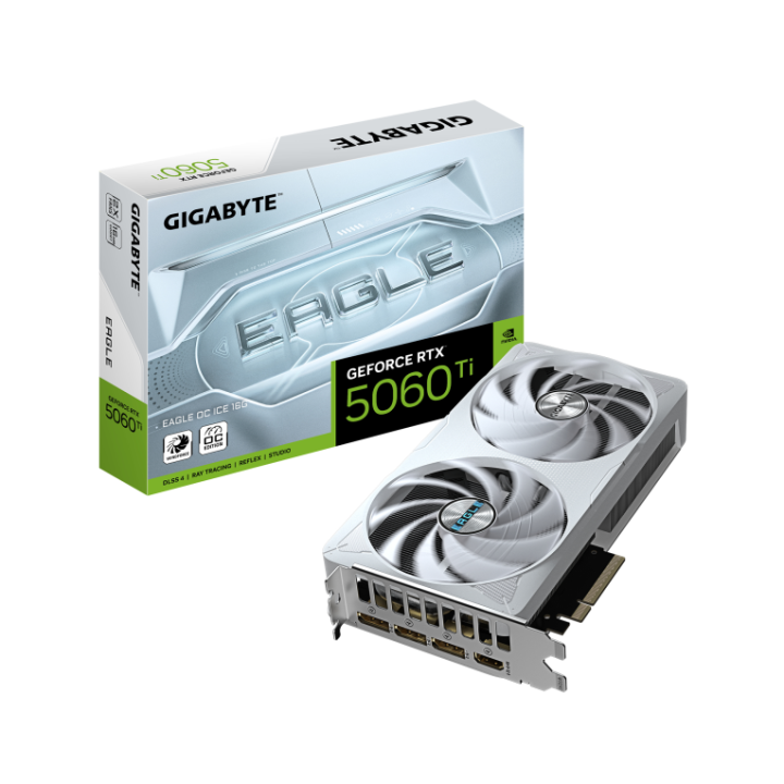 tarjeta grafica gigabyte rtx 5060 ti eagle ice oc 16gb gddr7