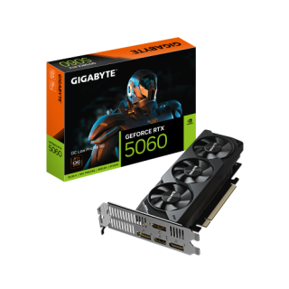 gigabyte gigabyte geforce rtx 5060 oc low profile 8g tarjeta grafica   8gb gddr7, 128bit, pci e 5.0,