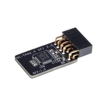 modulo tpm gigabyte gc tpm2.0 spi 2.0 compatible con placas gigabyte con conector tpm