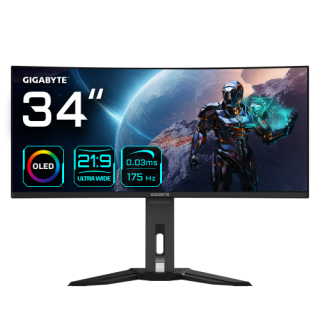 gigabyte gigabyte mo34wqc pantalla para pc 86,4 cm  34  3440 x 1440 pixeles wide quad hd oled negro