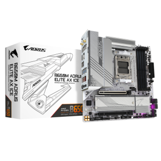 placa base gigabyte b650m a elite ax ice am5 atx 4xddr5