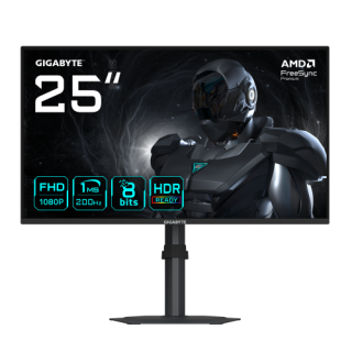 gigabyte gigabyte g25f2 monitor gaming 24,5 fhd â 1920 x 1080, 200hz, 1ms, 300 cd/m2, displayhdr 1