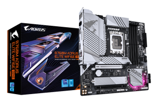 placa base gigabyte b760m a e  wf6e gen5 1.0 ddr4 1700 matx 4xddr4