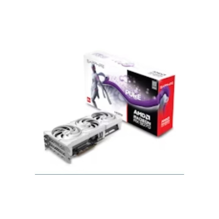 sapphire vga sapphire pure rx 9070 gaming oc,amd,rx9070,16gb,gddr6,256bit,2hdmi+2dp  3 ventiladores