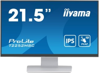 iiyama monitor iiyama 21,5 white bonded pcap, 10p touch with anti finger print coating, 1920x1080, i