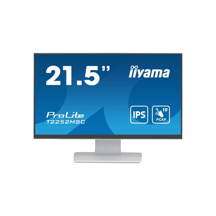 iiyama monitor iiyama 21,5 white bonded pcap, 10p touch with anti finger print coating, 1920x1080, i