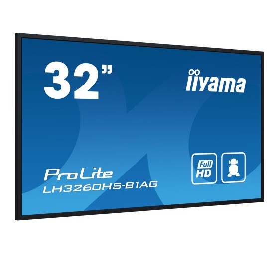 iiyama iiyama prolite pizarra de caballete digital 80 cm  31.5  led wifi 500 cd / m2 full hd negro p