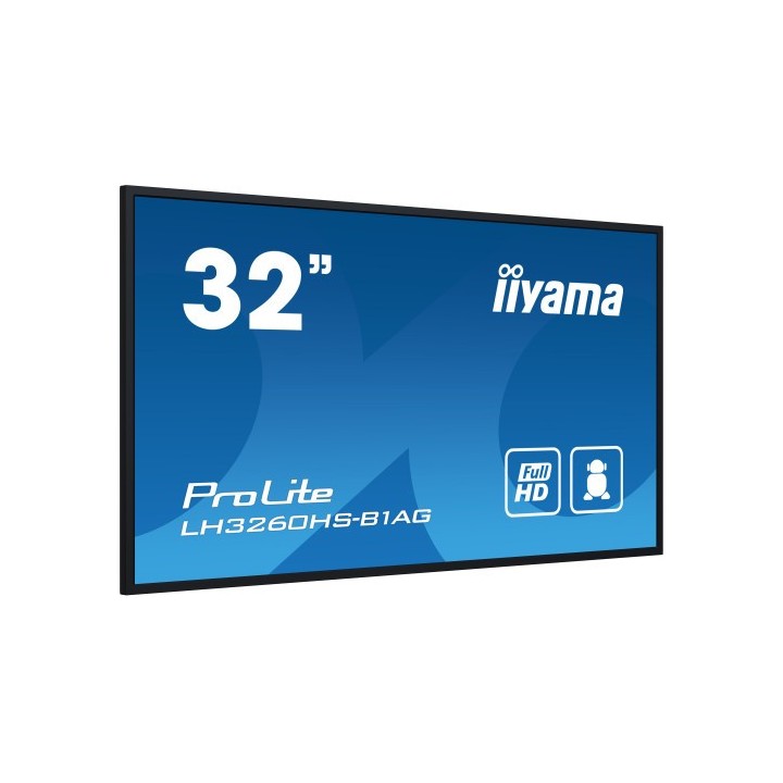 iiyama iiyama prolite pizarra de caballete digital 80 cm  31.5  led wifi 500 cd / m2 full hd negro p