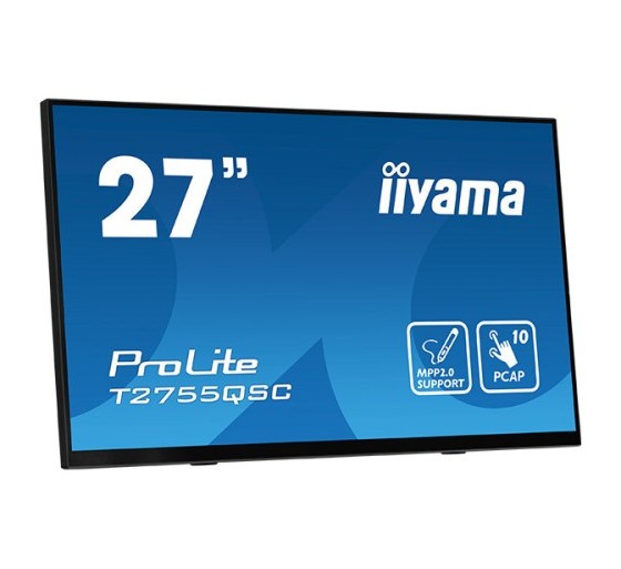 iiyama monitor iiyama 27 ips bonded pcap 10p touch, mpp2.0  active stylus  supported, 2560x1440, fla