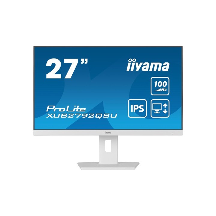 iiyama monitor iiyama 27/2560 x 1440/3.7 mpx/wqhd/100hz/250cd/16 9/hdmi/led/blanco