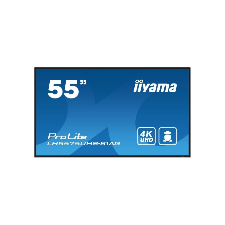 iiyama iiyama prolite pantalla plana para senalizacion digital 138,7 cm  54.6  lcd wifi 500 cd / m2