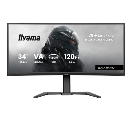 iiyama monitor iiyama g master gcb3482wqsu b1, curvo 34, 120hz, 500cd
