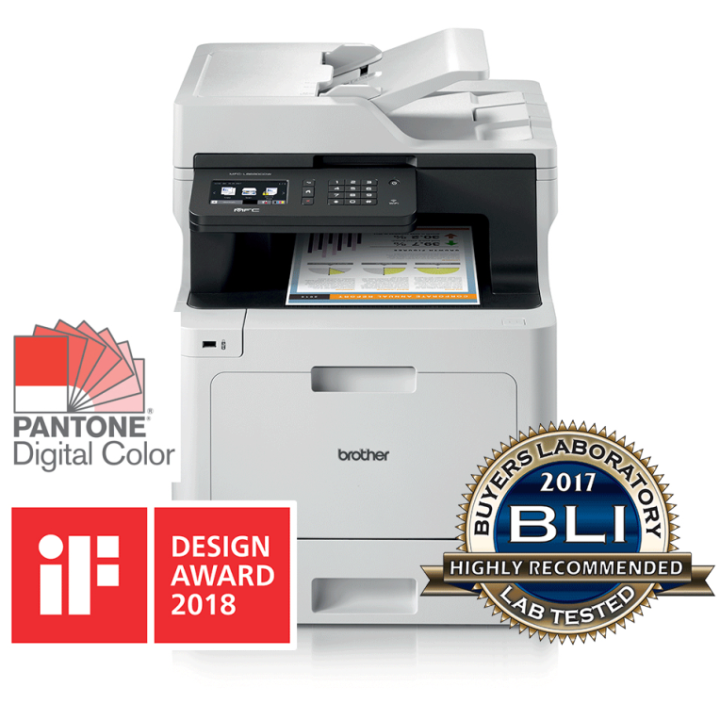 impresora brother mfc l8690cdw mfp multifuncion laser color fax  wifi