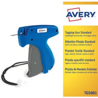 avery pistola etiquetadora manual color azul avery tgs001