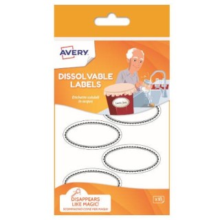 avery paquete 18 etiquetas disolubles en agua 55x92mm avery solub18 uk