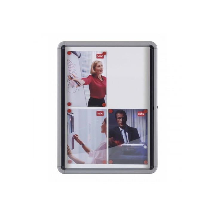 nobo vitrina nobo de interior fondo metal 4 x a4 hojas nobo 1902557