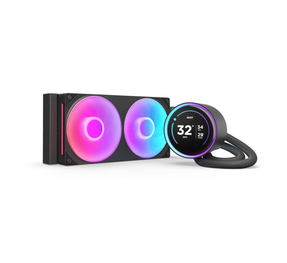 nzxt nzxt kraken elite 240 rgb procesador sistema de refrigeracion liquida todo en uno 12 cm negro 1