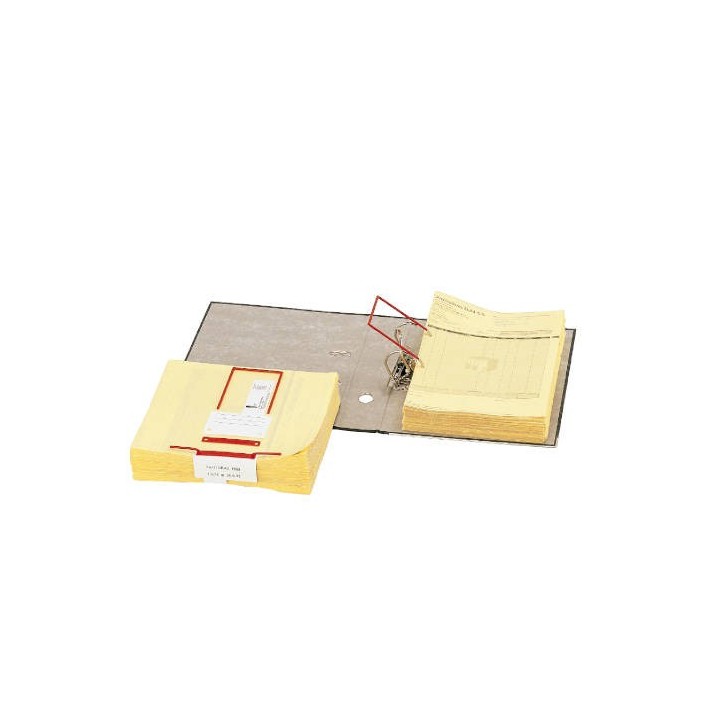 elba caja 100 encuadernadores de clip 12x8,5 rojo elba 100580277