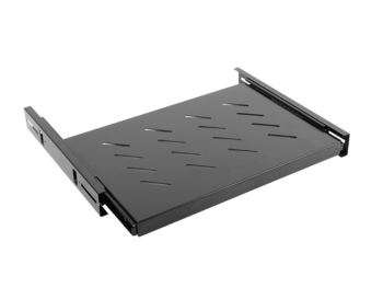 bandeja lanberg deslizante 1u 465x347mm hasta 60kg rack de 19 negro
