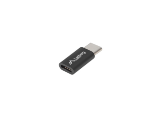 adaptador lanberg usb 2.0 tipo c macho/micro b hembra negro