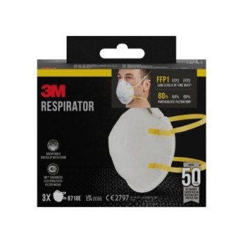 3m command caja 3 mascarillas respiradoras 8710 3 ffp1 3m 7100329378