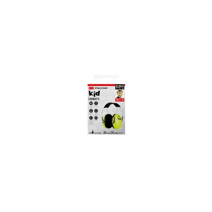 3m command cascos orejeras acolchadas con diadema proteccion auditiva infantil peltor h510akg 1 verd