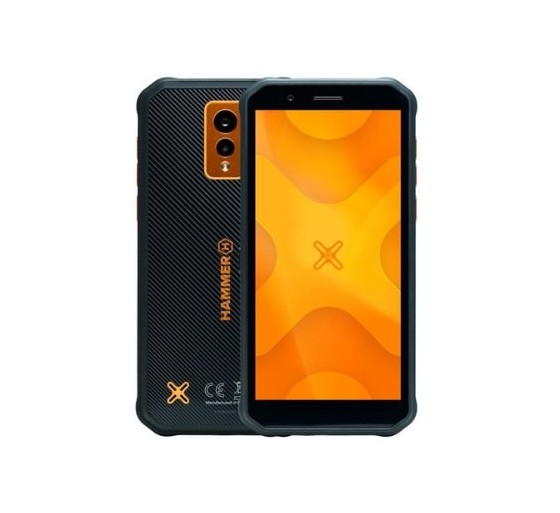 movil smartphone hammer energy x 4 64gb orange 5,5  ip69 5000mah 13 2 8mp nfc