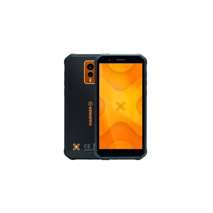 movil smartphone hammer energy x 4 64gb orange 5,5  ip69 5000mah 13 2 8mp nfc