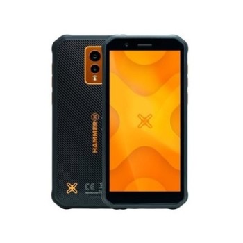 movil smartphone hammer energy x 4 64gb orange 5,5  ip69 5000mah 13 2 8mp nfc